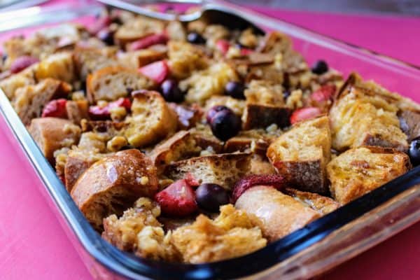 Whole Grain French Toast Bake with Berries - juggling with julia