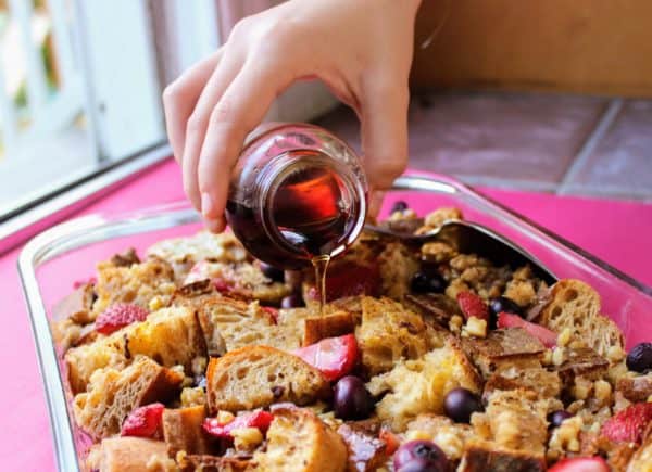 Whole Grain French Toast Bake with Berries - juggling with julia