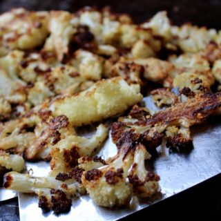 Parmesan Roasted Cauliflower - juggling with julia