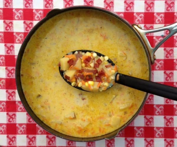 Creamy Corn and Potato Chowder -- Juggling with Julia