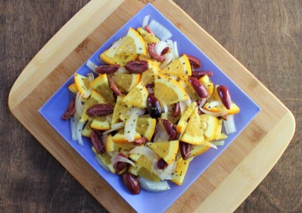 Orange and Olive Salad - juggling with julia