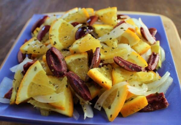 Orange and Olive Salad - juggling with julia