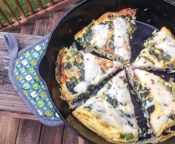 Swiss Chard and Onion Frittata -- Juggling With Julia