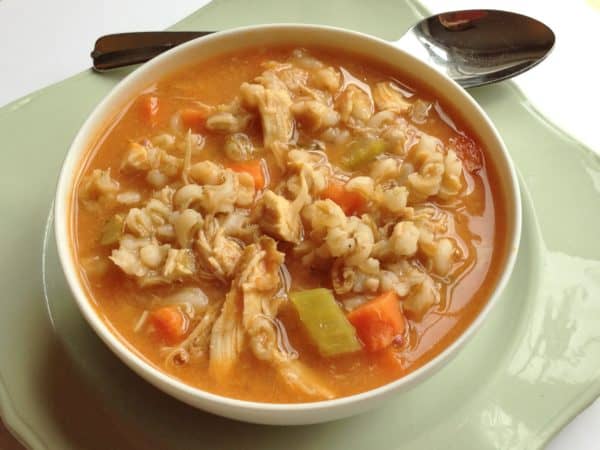Chicken and Barley Vegetable Soup -- Juggling With Julia