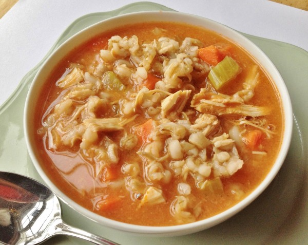 Chicken and Barley Vegetable Soup -- Juggling With Julia