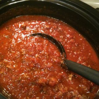 Thick and Hearty Meat Sauce - juggling with julia