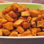 Roasted Cinnamon Sweet Potatoes - juggling with julia