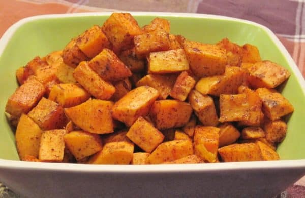 Roasted Cinnamon Sweet Potatoes - juggling with julia