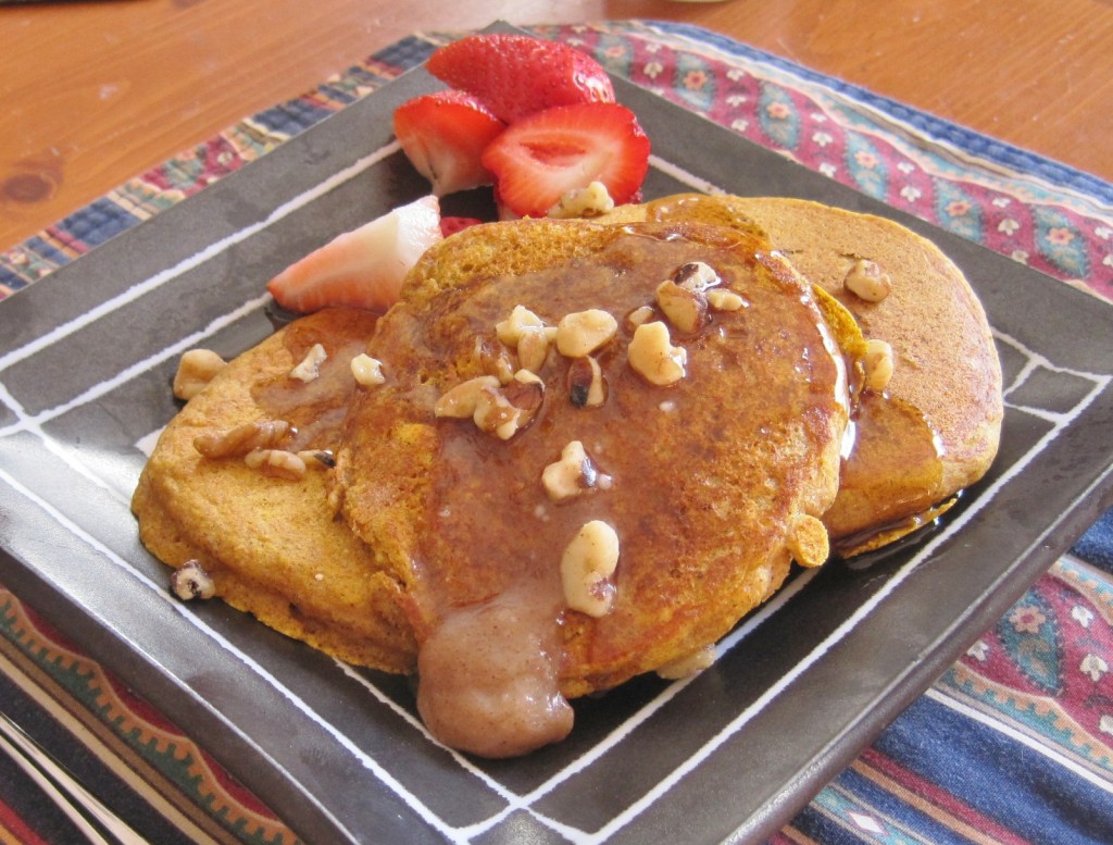 Pumpkin Spice Pancakes -- Juggling With Julia