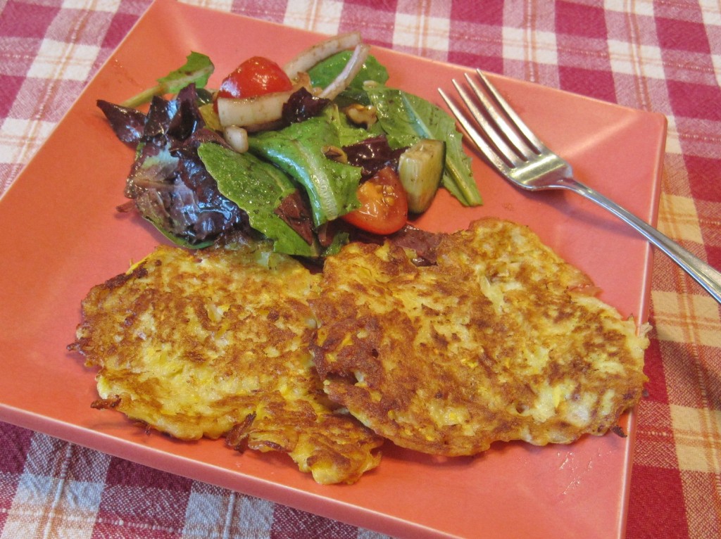 Squash Fritters -- Juggling With Julia