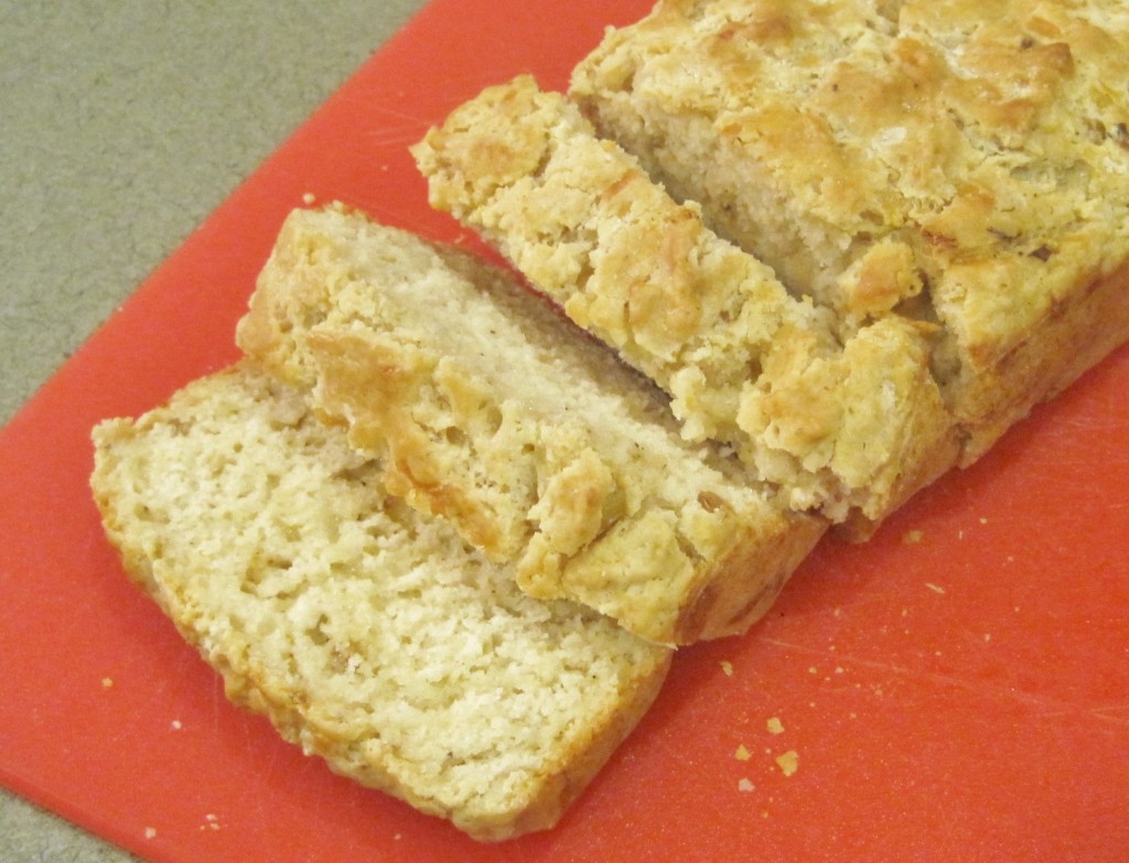 Cheddar Onion Beer Bread -- Juggling With Julia