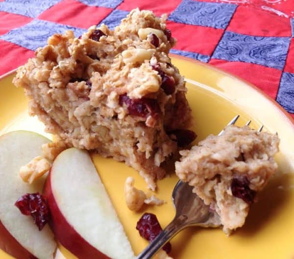 Apple Cranberry Baked Oatmeal -- Juggling With Julia