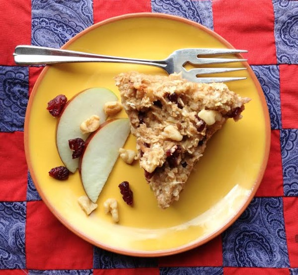 Apple Cranberry Baked Oatmeal -- Juggling With Julia