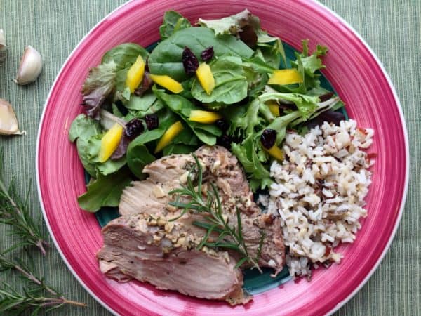 Rosemary Garlic Roasted Pork Loin -- Juggling With Julia