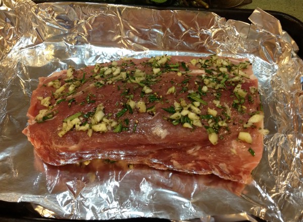 Rosemary Garlic Roasted Pork Loin -- Juggling With Julia